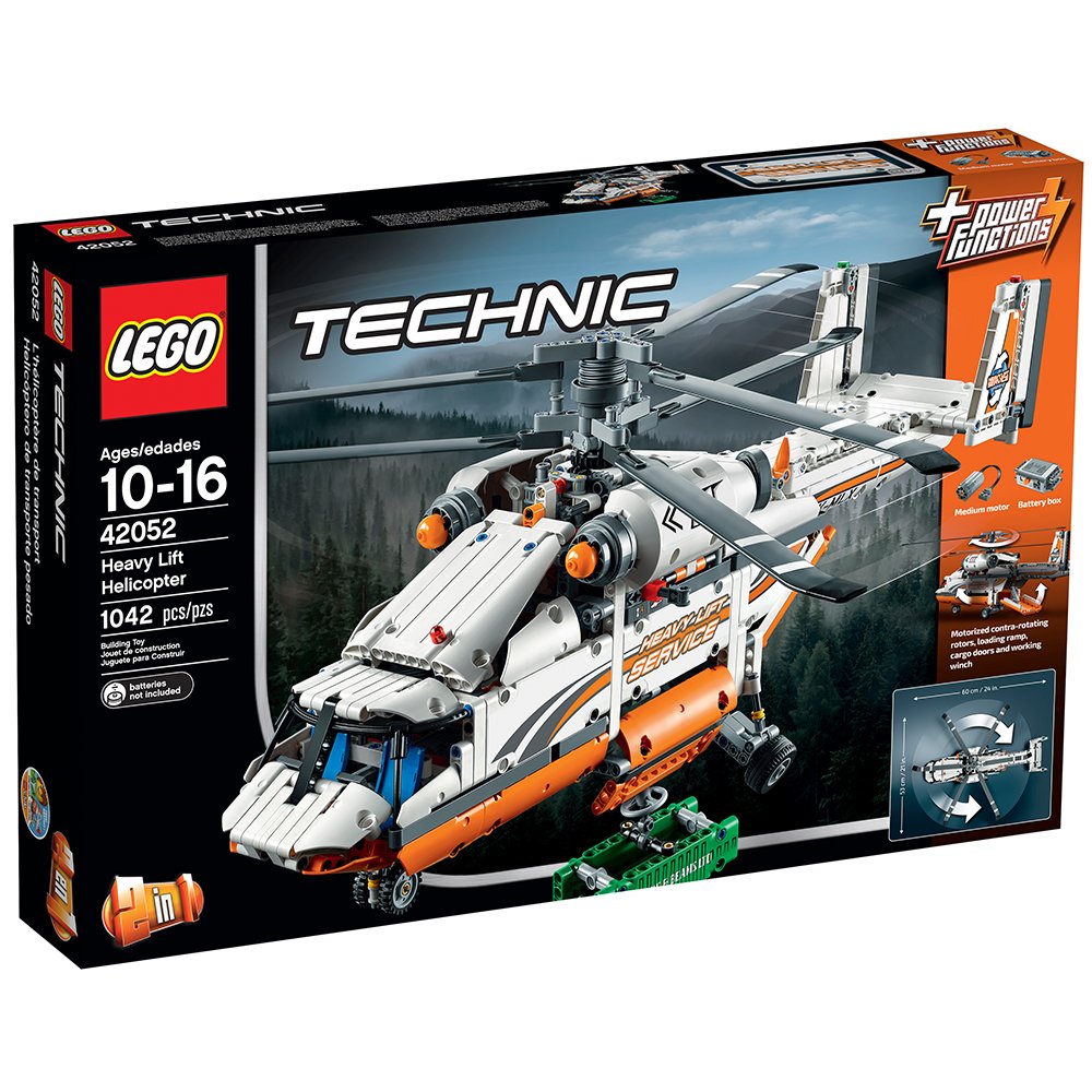 LEGO Technic Heavy Lift Helicopter 42052 Advanced Building Toy