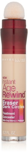 Maybelline New York Instant Age Rewind Eraser Dark Circles Treatment Concealer, Light, 0.2 fl. oz.
