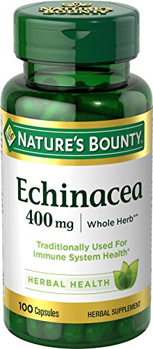 Nature's Bounty Echinacea 400mg - Herbal Supplement for Immune System Support - 100 Capsules - Natural Wellness Boost for Seasonal Changes & Busy Lifestyles - Imported for Amazon Pakistan