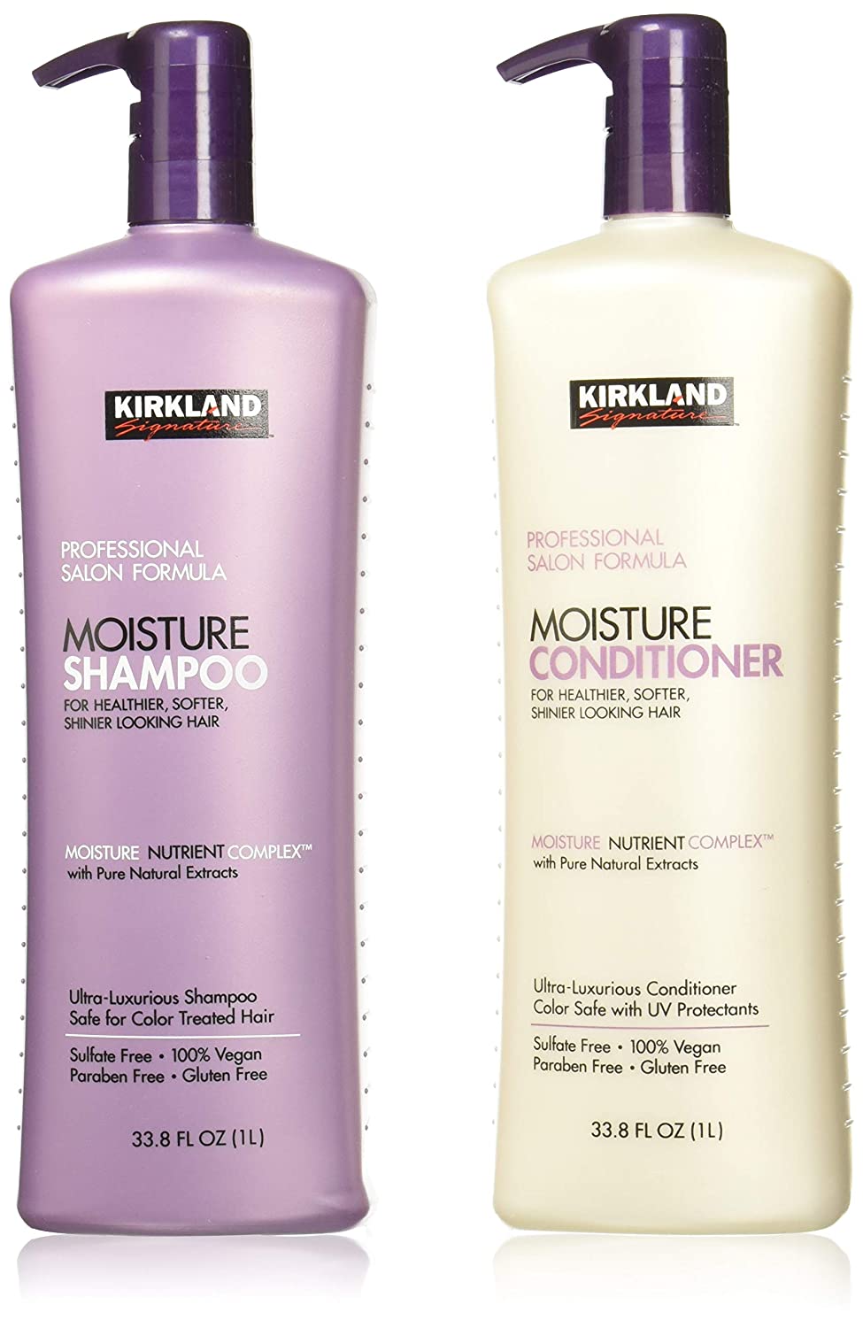 Salon Formula Moisture Shampoo 33.8 Oz & Conditioner 33.8 Oz