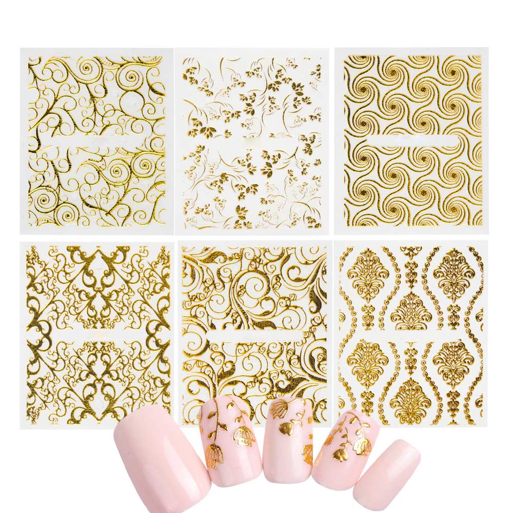 Water Transfer Nail Art Decals for Women Girl Fingernail Toenail Tattoo