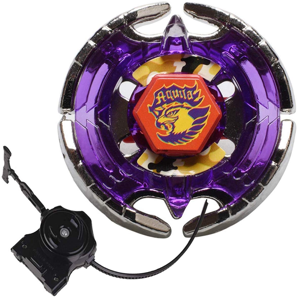 Bey Battling Top Blade High Performance Fight BB-47 Earth Eagle (Aquila) 145WD Metal Fusion Battling Top Gyro Toys 4D System with LL2 Launcher