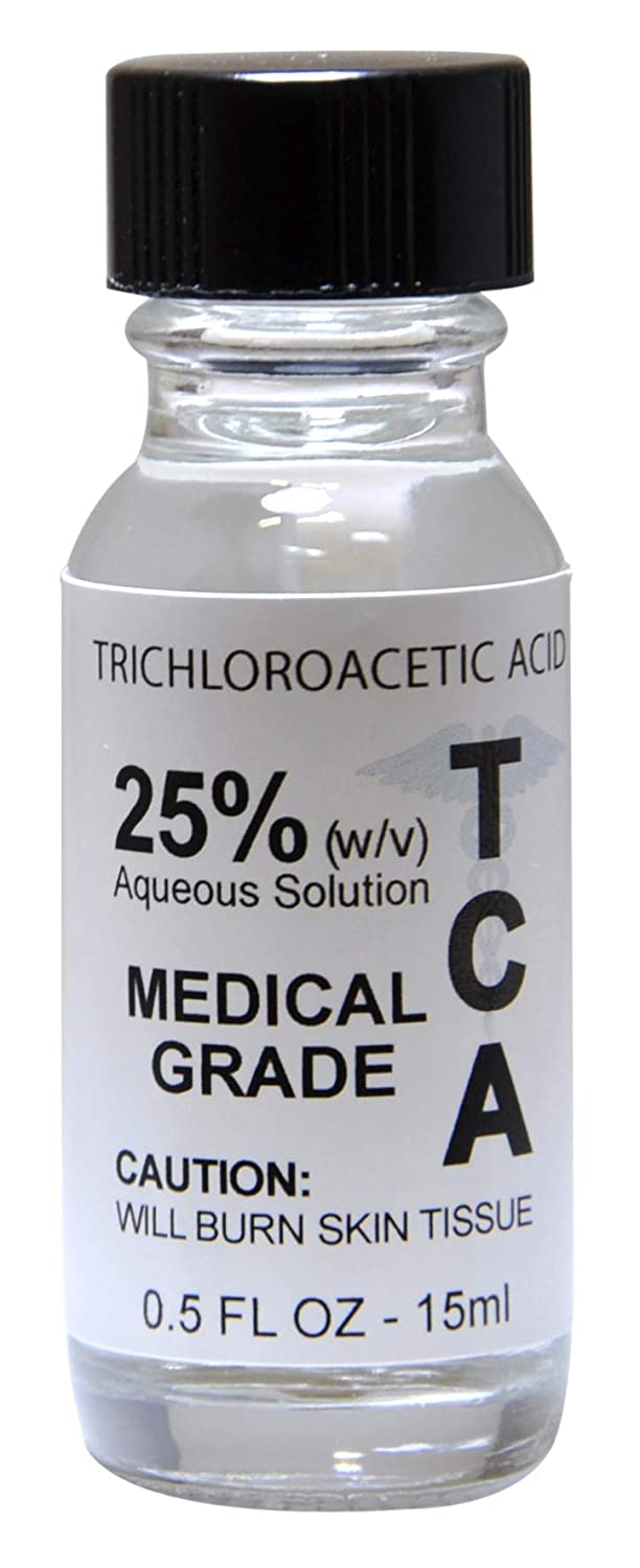 TCA Peel 25% for Fine Lines, Wrinkles, Freckles, Lip Creases, Crepey Skin , 1 Fl.Oz (30ml)