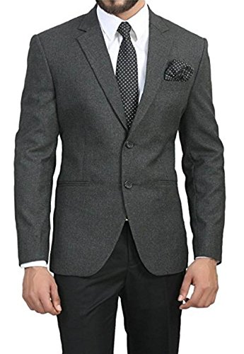 BREGEO Casual Formal BLAZER Colour: CHARCOAL GREY
