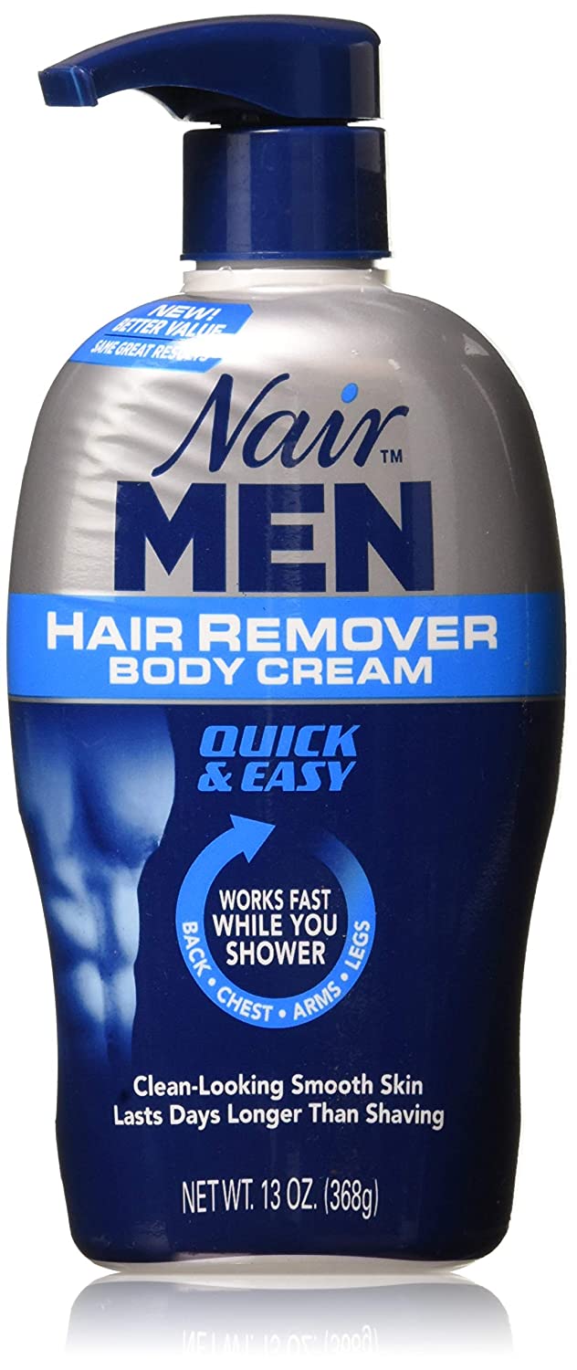 Nair For Men Hair Removal Body Cream 13 oz (Pack of 3)