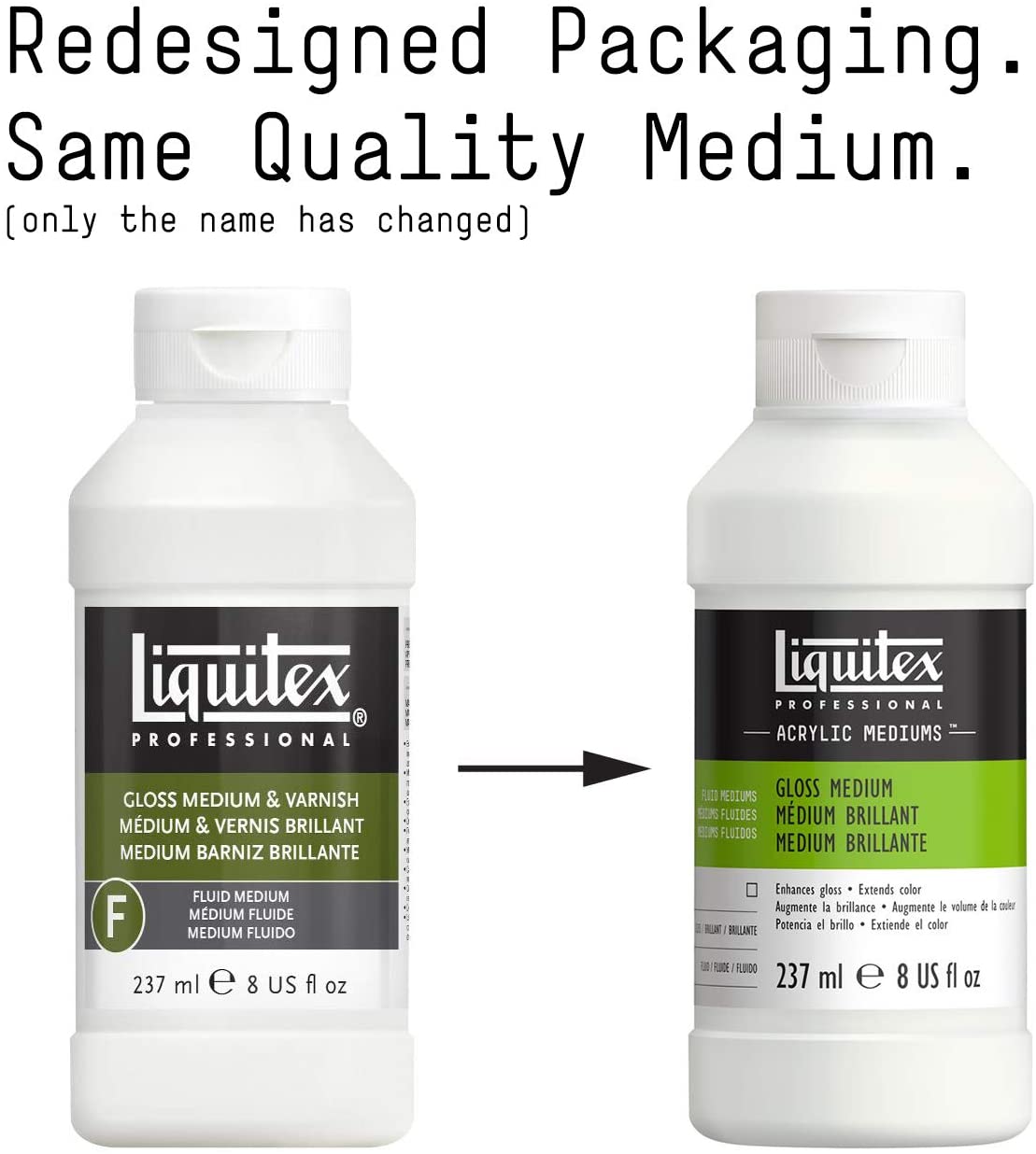 Liquitex Gloss Acrylic Fluid Medium and Varnish 8-oz