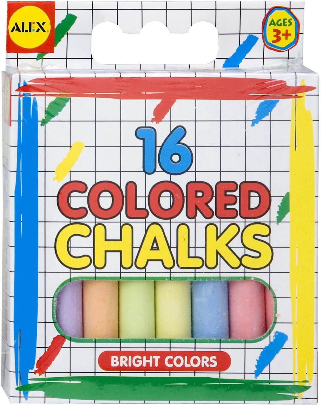 ALEX Toys Artist Studio 16 Colored Chalks