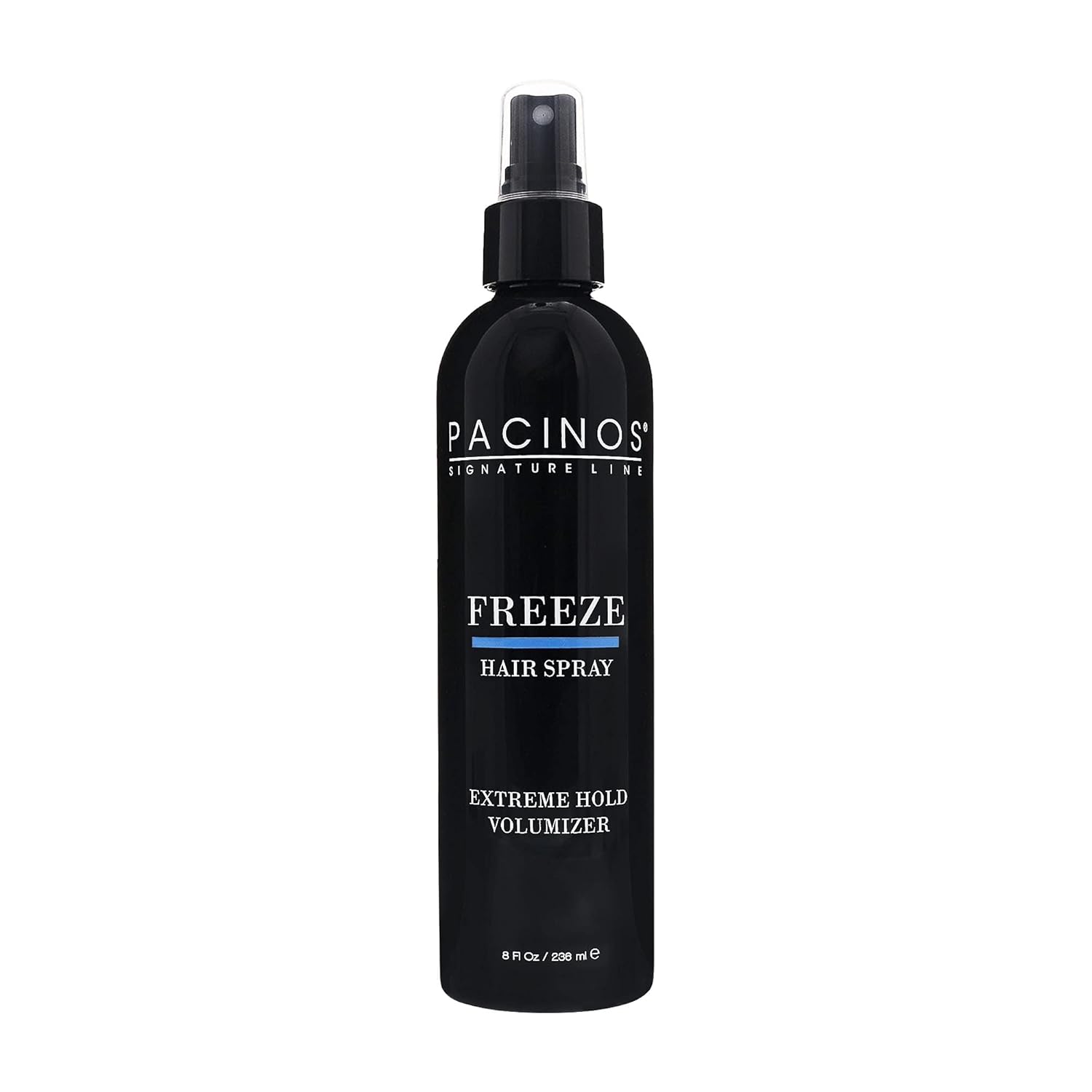 Pacinos Freeze Hair Spray Professional Hair Setting & Finishing Spray for Maximum Volume fr all Hair types , 8Fl.Oz