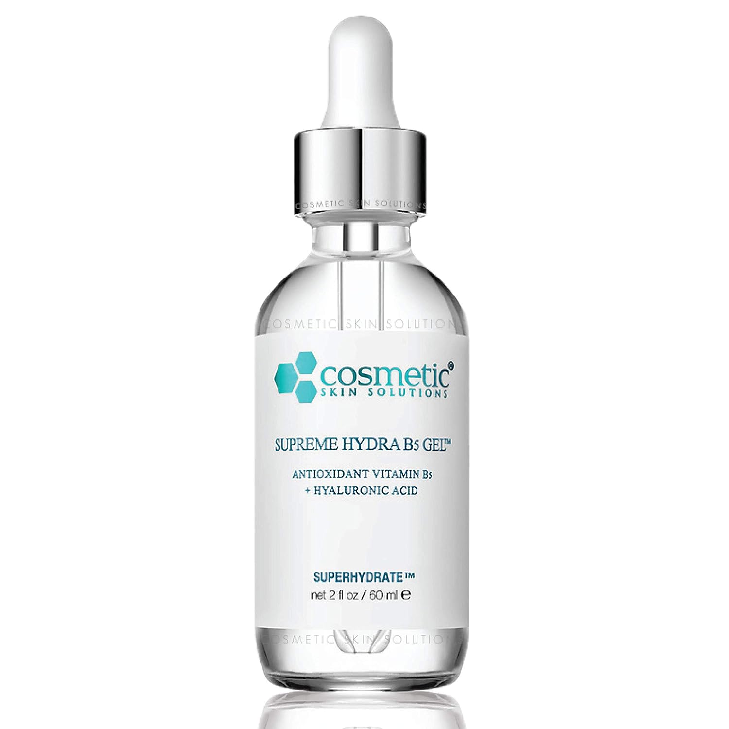 Supreme Hydra B5 Gel, Antioxidant Vitamin B5 and Hyaluronic Acid Formula 2Oz