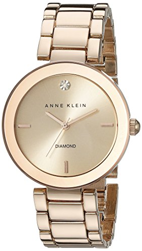 Anne Klein Women's Genuine Diamond Dial Bracelet Watch