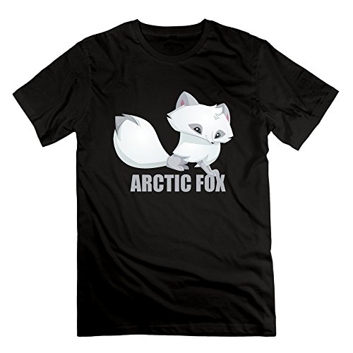 Arctic Fox Shop228 Man Round-Neck Organic Cotton Arctic Fox T Shirt Perfect
