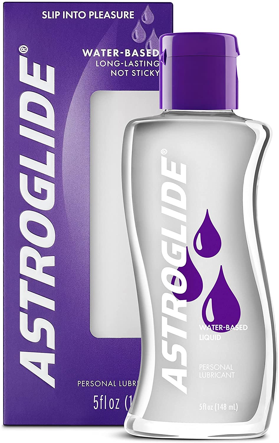 Astroglide Liquid, Water Based Personal Lubricant, 5 Floz (148ml)