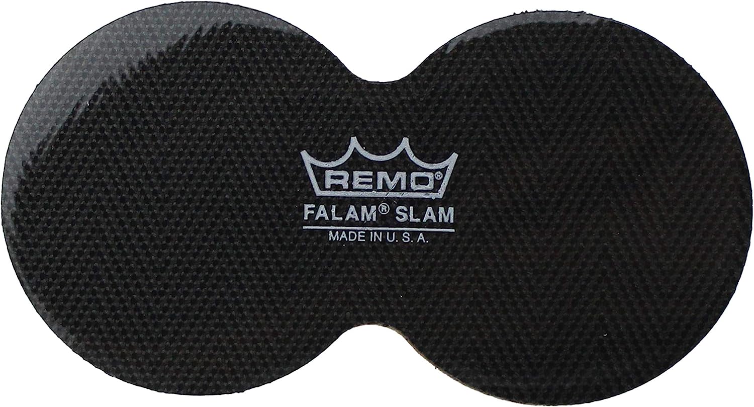 Remo Double Falam Slam Patch: Enhanced Base Head Protection for Stronger Performance, Grey