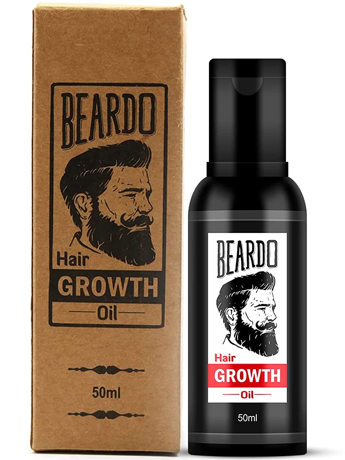 Beardo Beard and Hair Growth Oil for all Beard Types - 1.69 Fl.Oz (50ml)