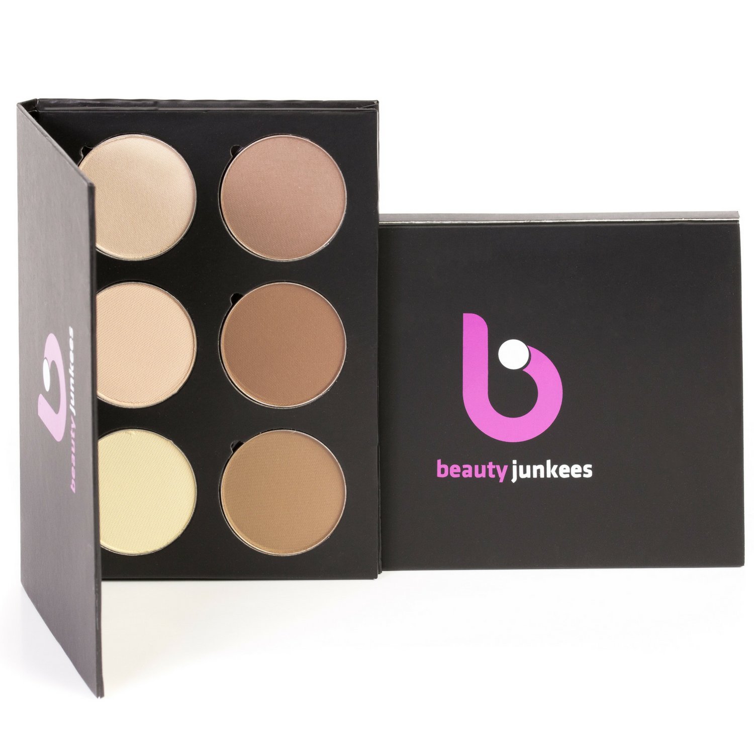 Beauty Junkees  Powder Contour Highlighter Makeup Palette 6 Piece Binger's Kit - 6.4oz (181g)