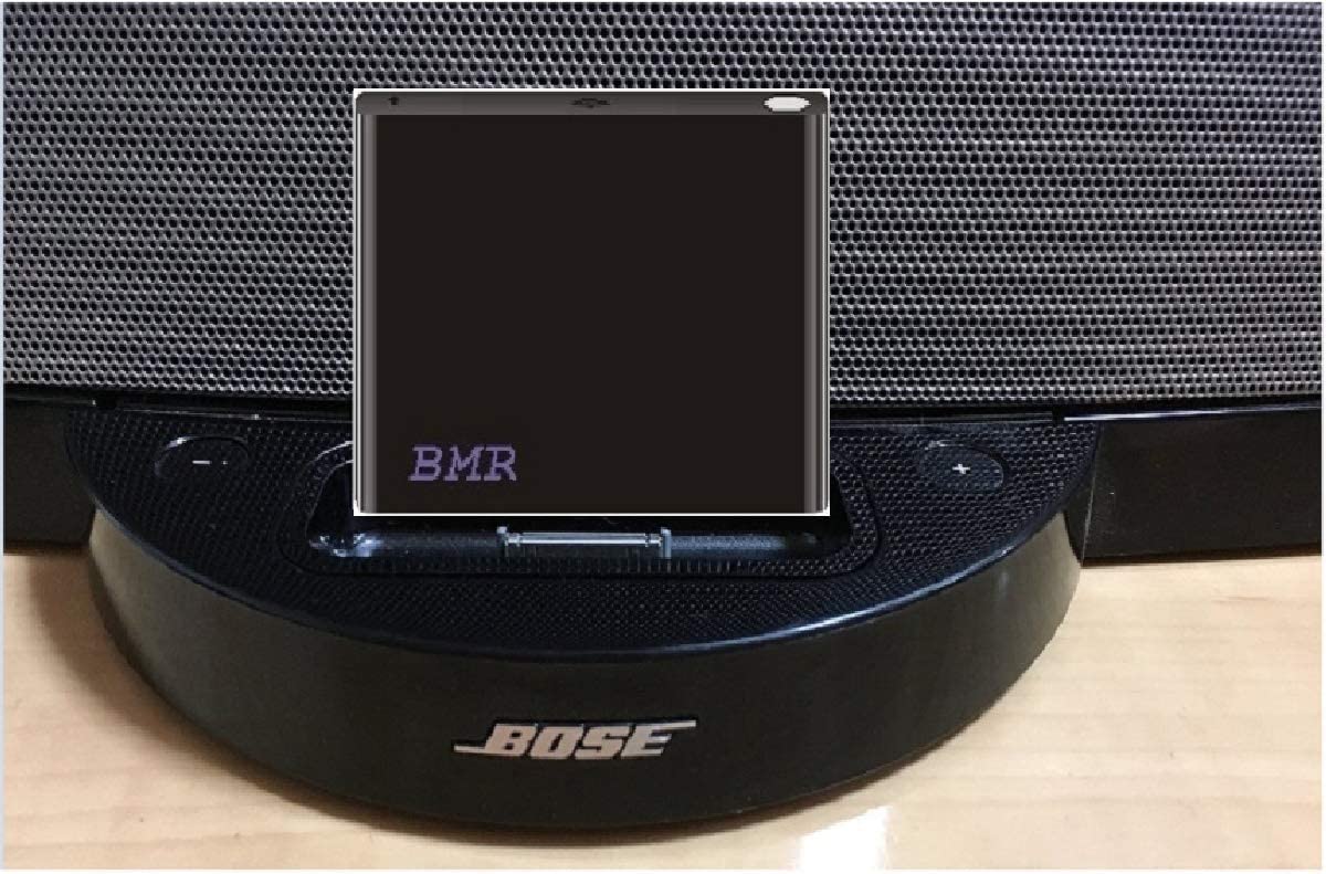 BMR A2DP Bluetooth Music Receiver Adapter for Bose SoundDock Docking Station, iPhone, Samsung, Nokia, HTC, LG, Echo Alexa