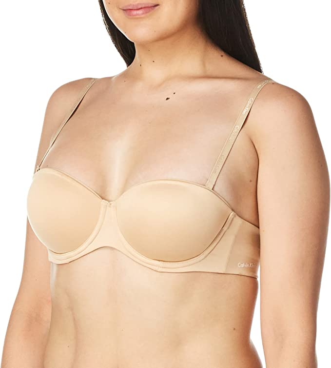 Calvin Klein Women's Constant Strapless Bra - Bare