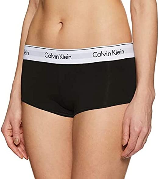 Calvin Klein Women s Modern Cotton Short, Black, Medium