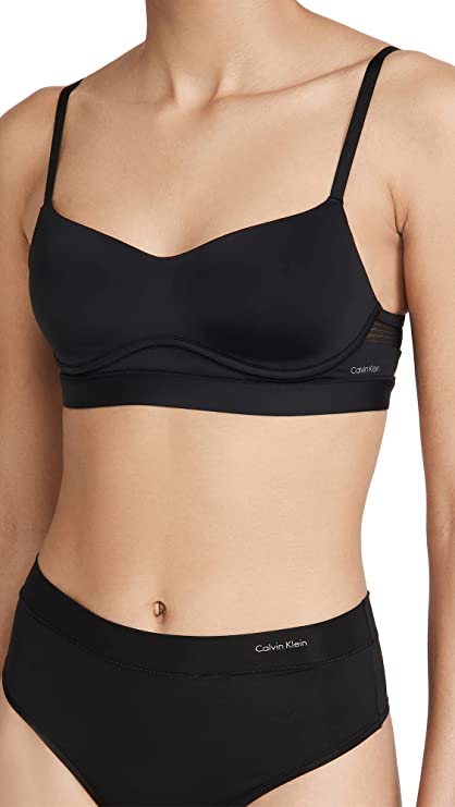 Calvin Klein Women's Perfectly Fit Flex Lightly Lined Wirefree Bralette - Black