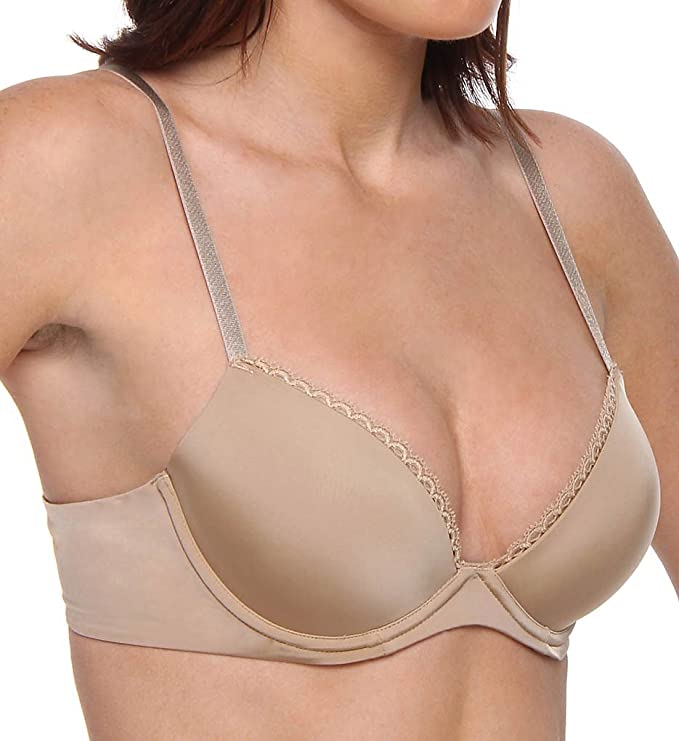Calvin Klein Women's Seductive Comfort Demi Bra - Dune