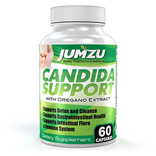 Candida Cleanse - 100% Money Back Guarantee - Extra Strength Yeast Infection Treatment - With Herbs, Antifungals, Enzymes, Probiotics - Kills Candida, Prevents Reoccurrences (60 Ct)