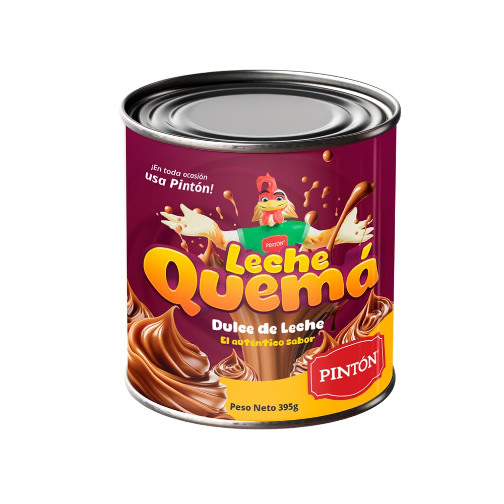PINTÓN Leche Quemá Caramelized Milk Dessert – Authentic Cuban Style Condensed Milk, 15oz Creamy Sweet Treat (Premium Imported)