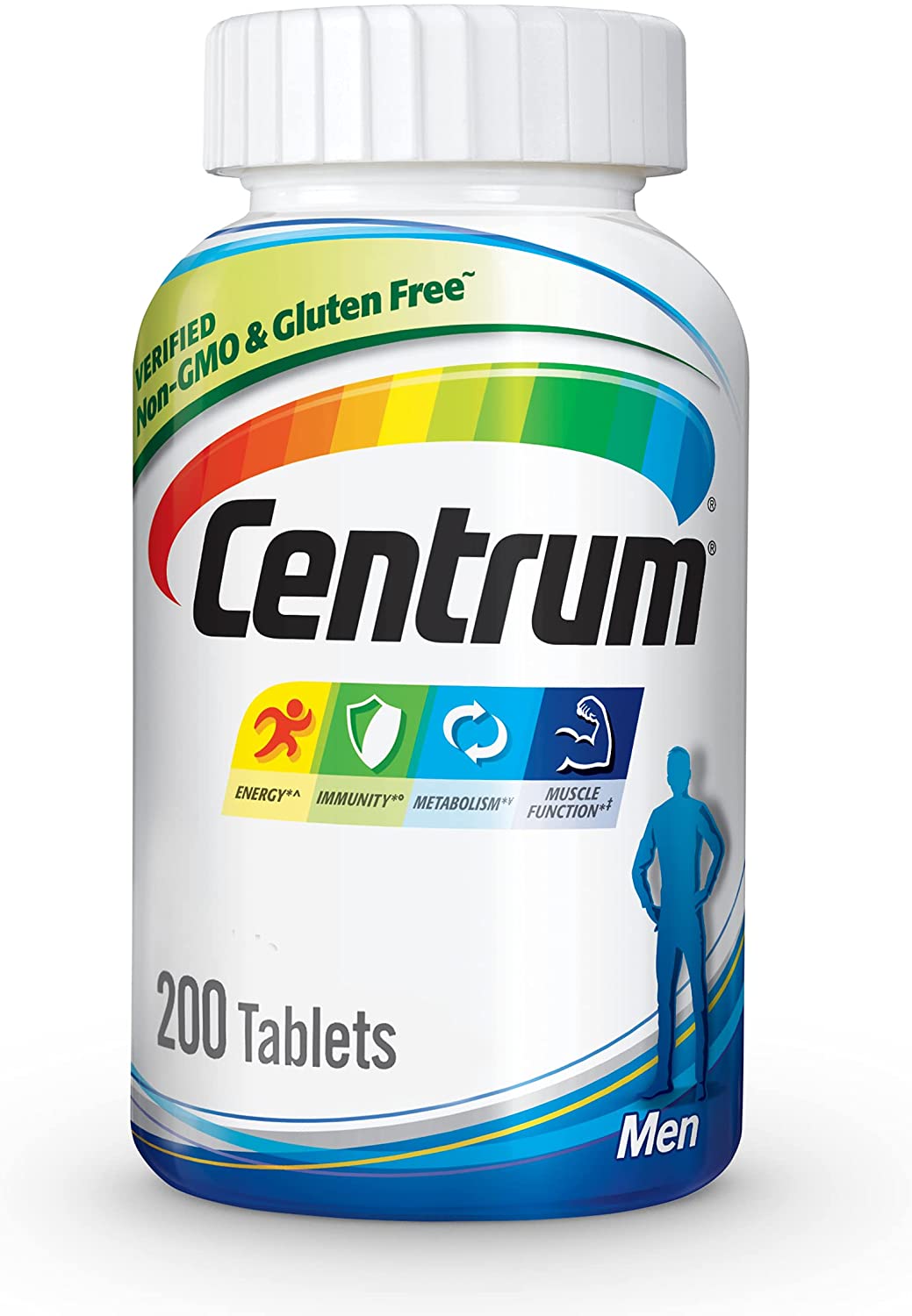 Centrum Men Multivitamin 200 Tablets - Complete Nutrition for Pakistani Men - USA Import