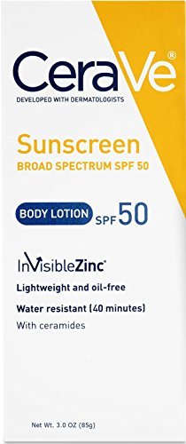 CeraVe Sunscreen Body SPF 50, 3 oz, Old Formula (Discontinued)