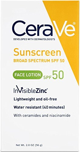 CeraVe SPF 50 Sunscreen Face Lotion - 2 Ounce
