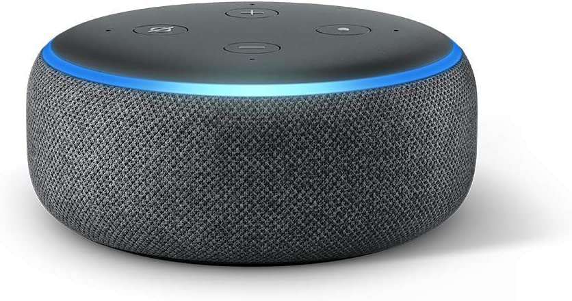 Certified Refurbished Echo Dot (3rd Gen) - Smart speaker with Alexa - Charcoal