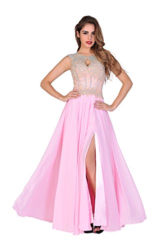 Chic Belle Sexy Side Slit Evening Dress Ball Gowns for Women Evening US Size 8