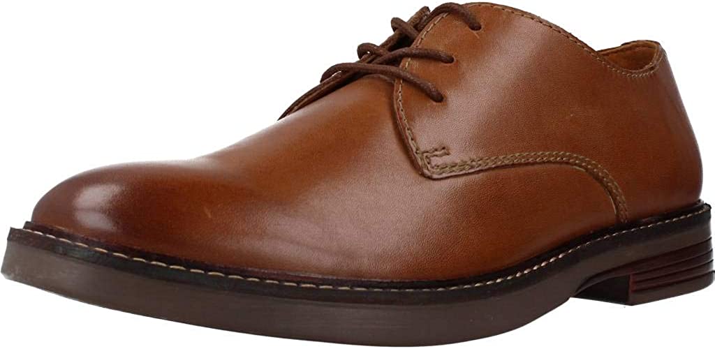 Clarks Men's Derbys, 10.5 - Brown Tan Leather