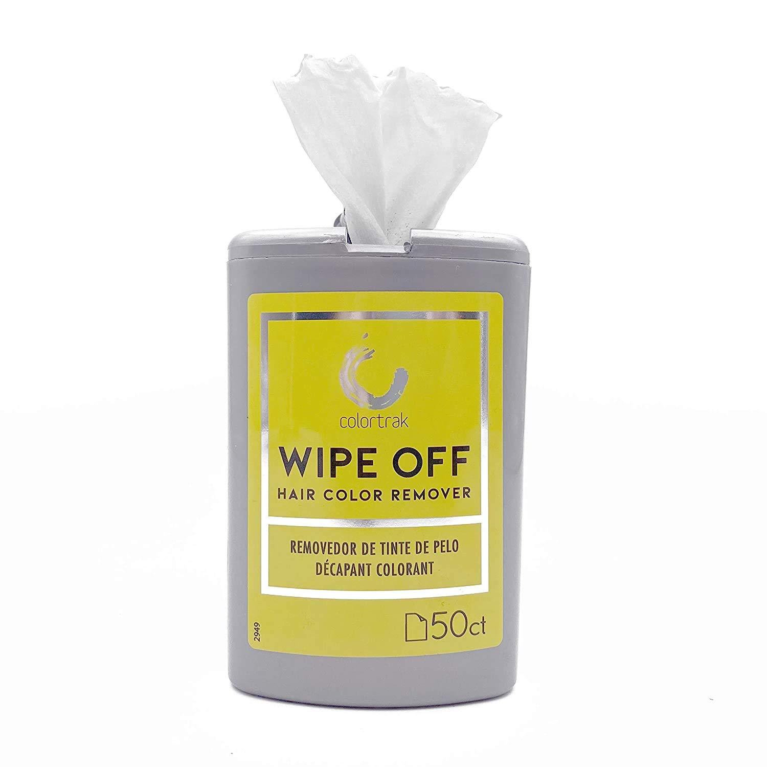 Colortrak Hair Color Remover Wipes Dispenser, Easily Remove Hair Color Stains from Skin, 2.08 Ounce - 50 Count