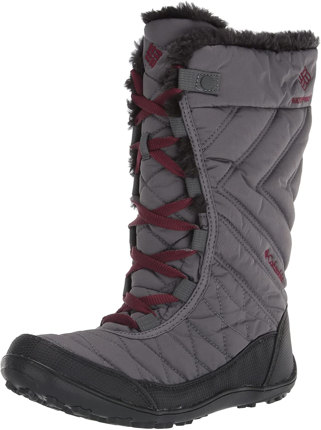 Columbia Unisex-Child Minx Mid Iii Waterproof Omni-Heat Hiking Big Kids Boot