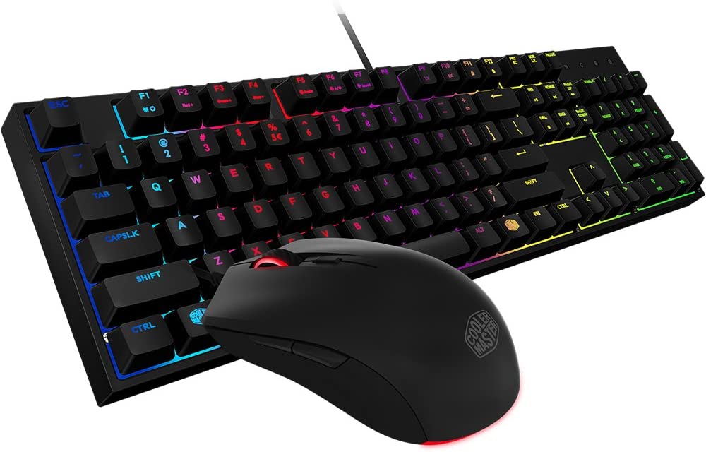 Cooler Master SGB-3040-KKMF1-US MasterKeys Lite L Gaming Keyboard & Mouse Combo