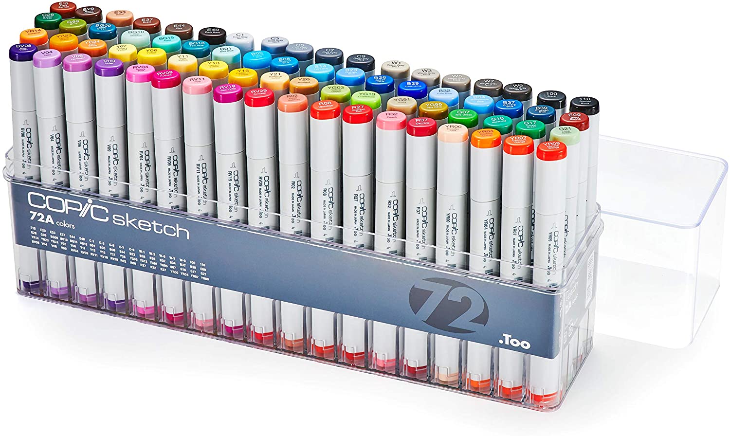 Copic, 72-Color Sketch Marker Set, Multi Count