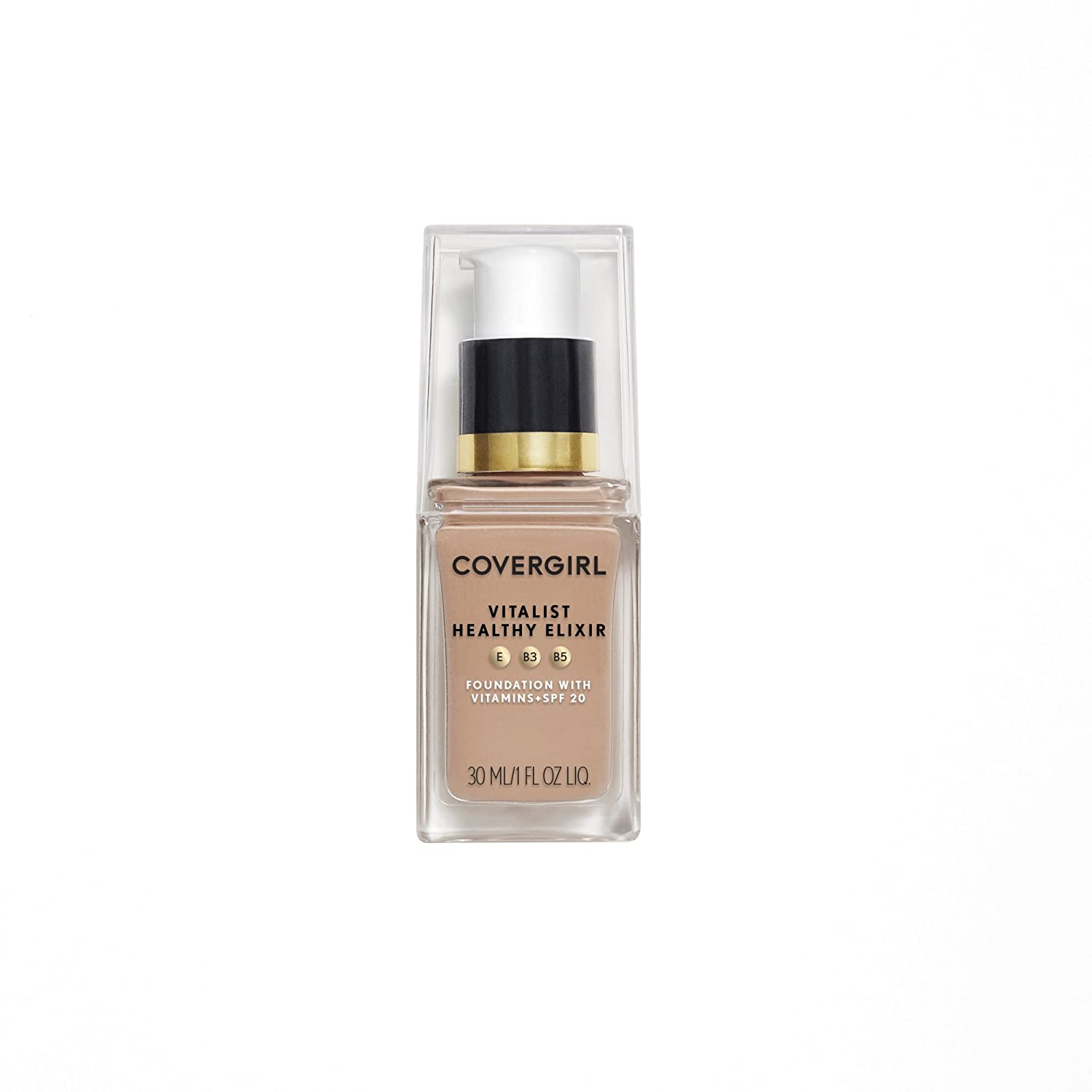 COVERGIRL Vitalist Healthy Elixir Foundation, Creamy Natural 720 - 1 Fl.Oz (30 ml)