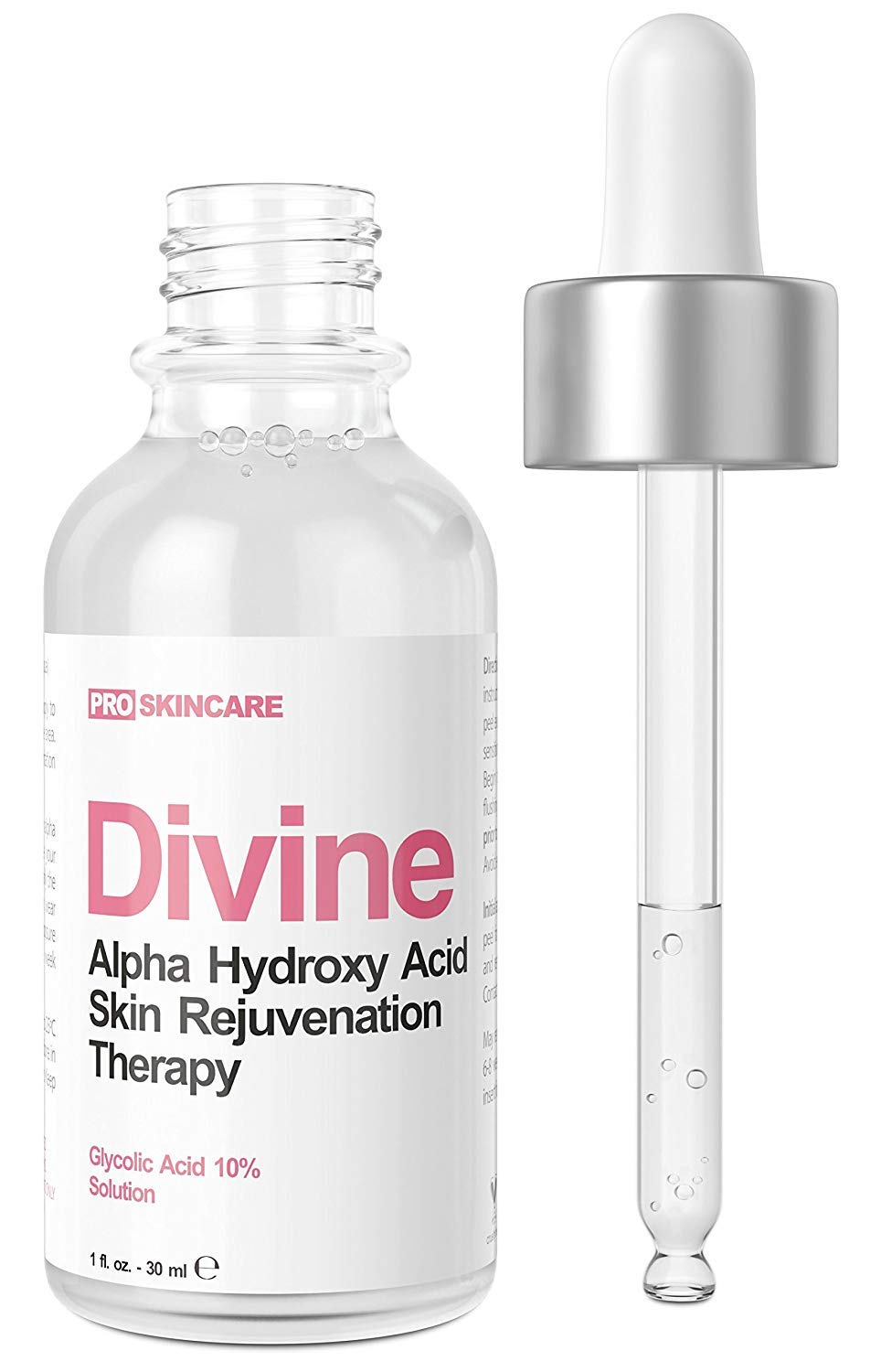 Daily Use Glycolic 10% Anti-Aging Peel Gel - Enhanced with Retinol & Green Tea Extract - 1Fl.Oz (30ml)