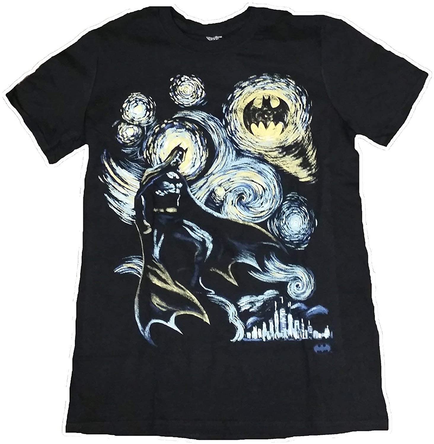 DC Comics Batman Vincent Van Gogh Graphic T-Shirt - Black, Small