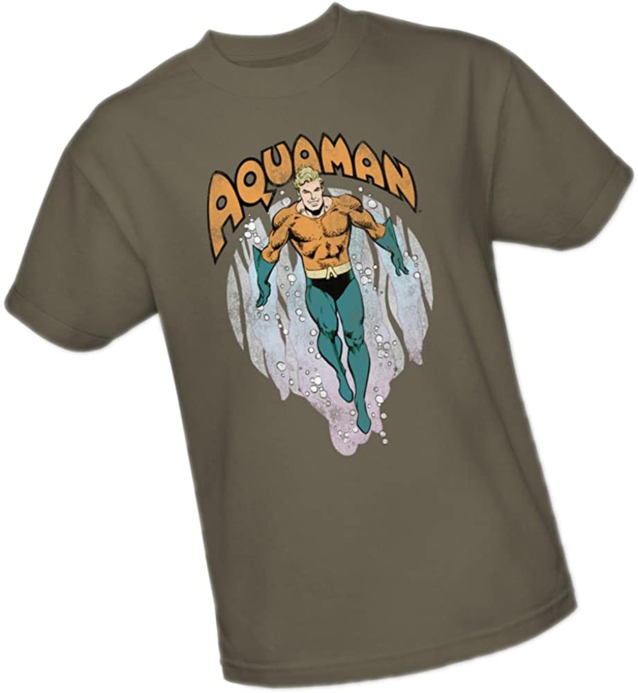 DC Comics from The Depths - Aquaman Adult T-Shirt, XL