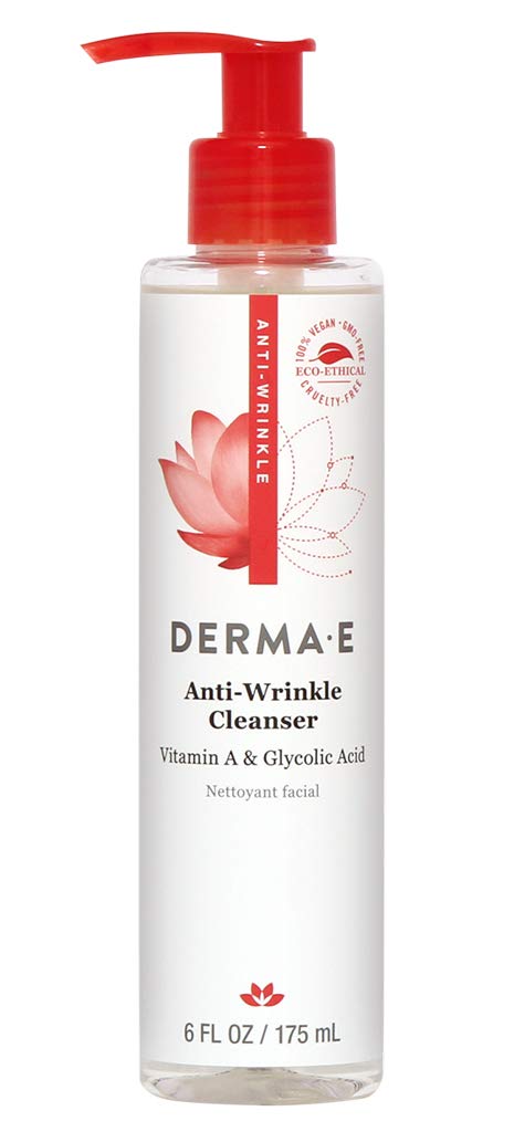 Derma E Anti-Wrinkle Cleanser w/Glycolic Acid - 6 Fl.Oz (175ml)