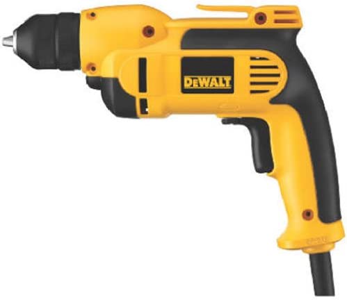 DEWALT-DWD112, 8.0 Amp 3/8-Inch VSR Pistol-Grip Drill with Keyless All-Metal Chuck