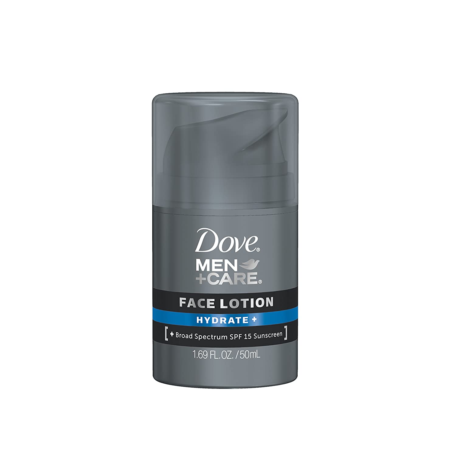 Dove Men+Care Face Lotion, Hydrate+ 1.69 oz (50ml)
