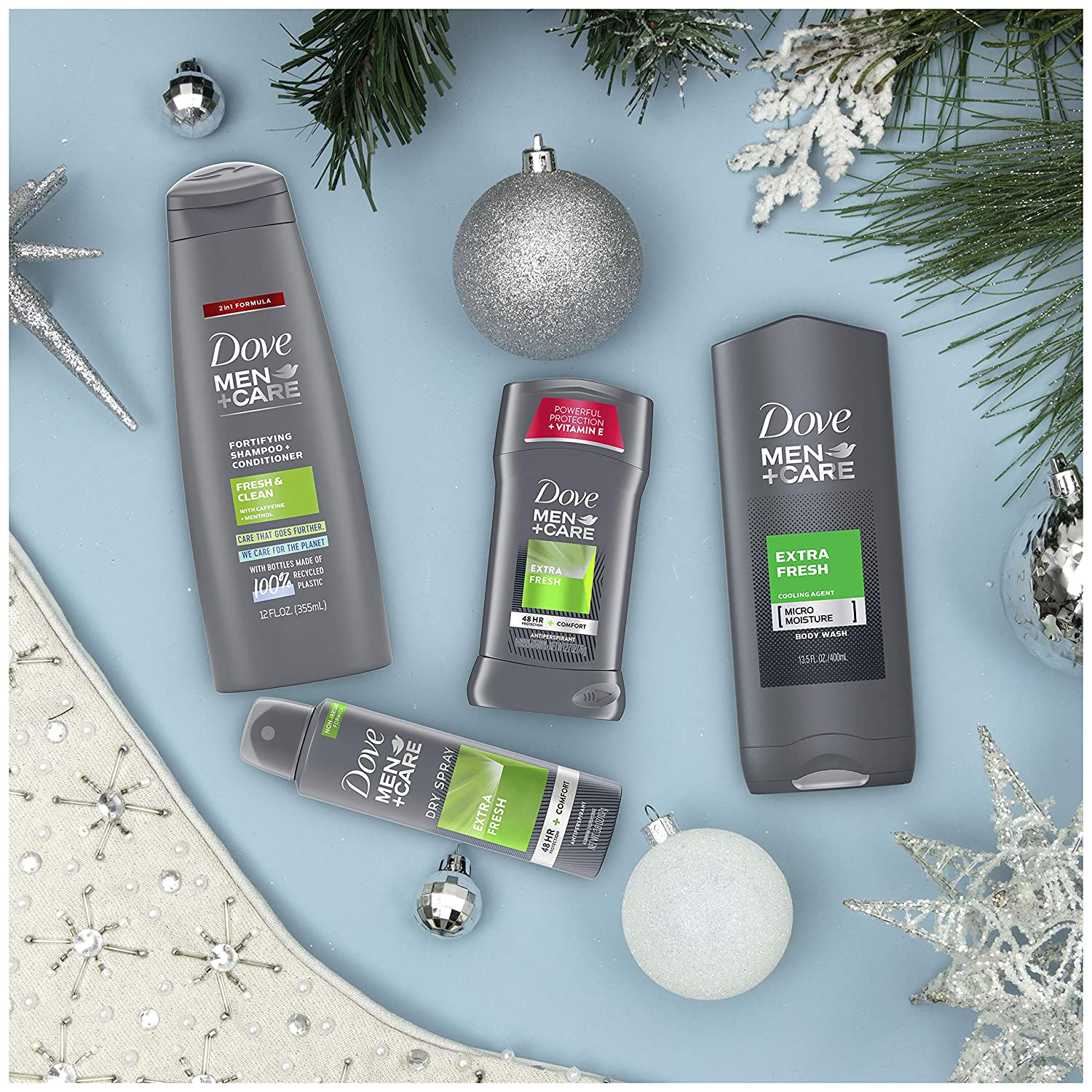 Dove Men+Care Limited Edition Holiday Grooming Gift Pack - 4 Count