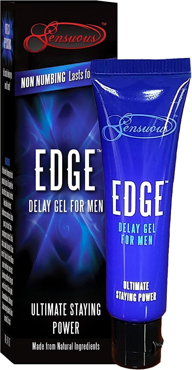 Edge Delay Gel. Ultimate Staying Power: Natural, Prolonging and Desensitizing Delay for Men, Non-Numbing Long Lasting!