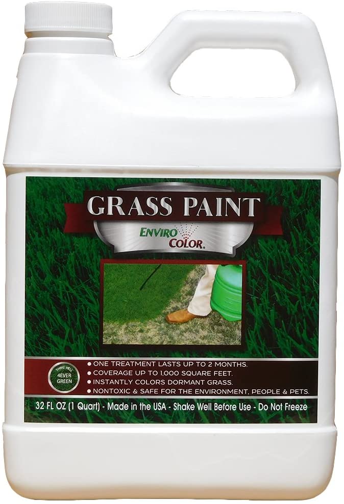 EnviroColor 4Evergreen Grass Paint for Lawn and Turf - 32 Fl.Oz (946ml)
