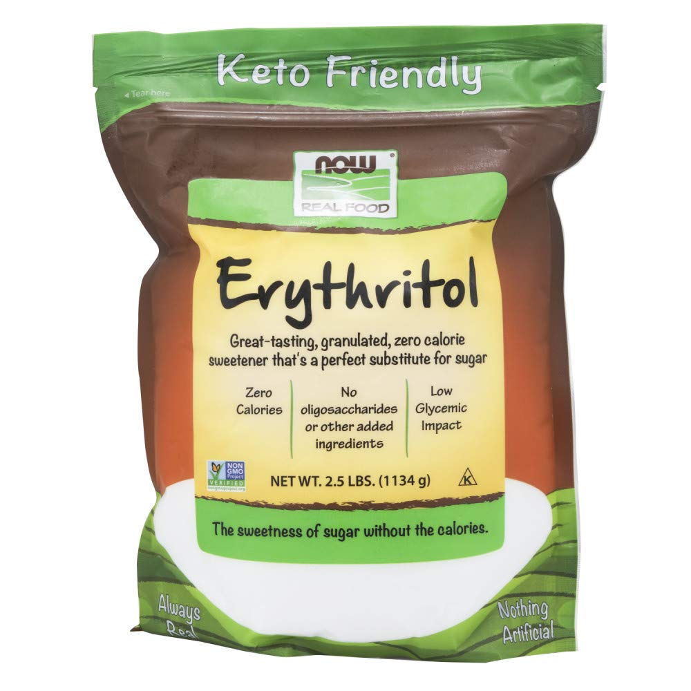 Erythritol, Great-Tasting Sugar Replacement, Zero Calories, Low Glycemic Impact, Kosher-  2.5 Pound (1.13kg)