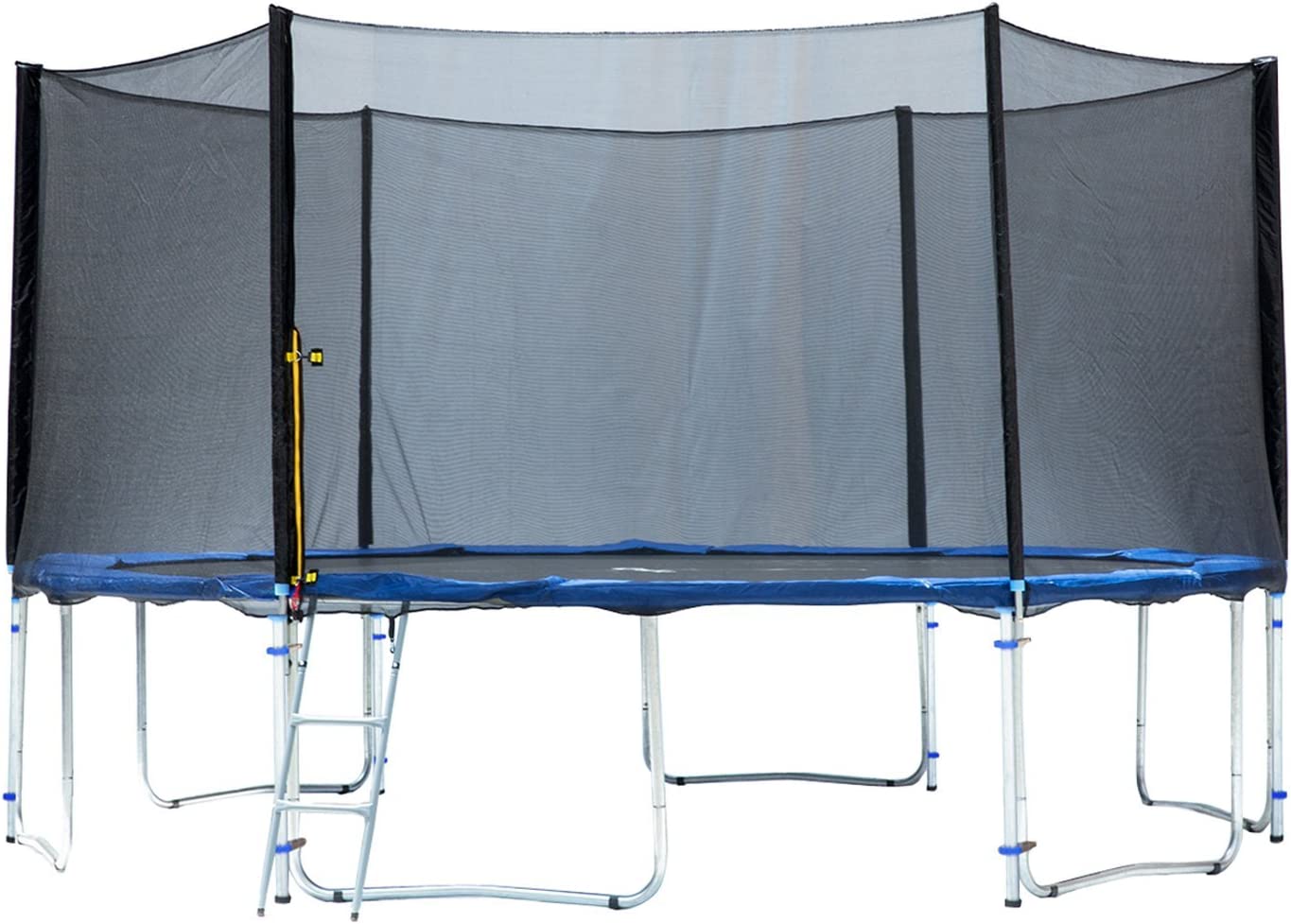 Exacme Heavy Duty TUV Approved Trampoline with Enclosure Net for Kids, Blue, 16Ft