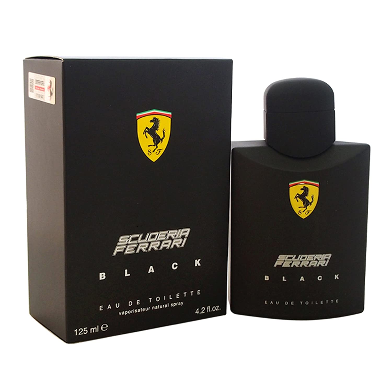Ferrari Scuderia Black Eau De Toilette Spray For Men - 4.2 Fl.Oz (125ml)