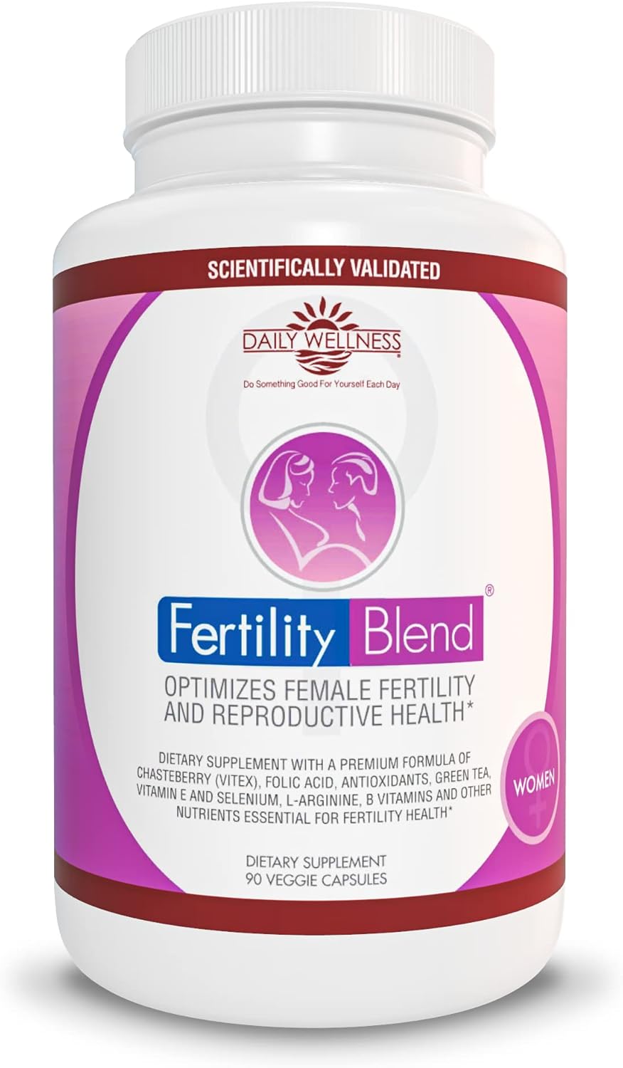 Fertility Blend Supplements Conception Fertility Prenatal Vitamins for Women, Baby conceive, 90 Vegs